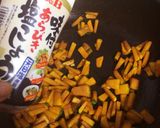 超簡単♪かぼちゃの塩胡椒きんぴら作り方3写真