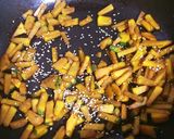 超簡単♪かぼちゃの塩胡椒きんぴら作り方4写真