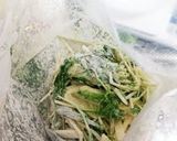 カリさくっ☆ポテト＆水菜のチーズかき揚げ作り方5写真