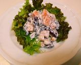 豆と柿のサラダ作り方4写真
