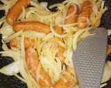 シンプルだけど！ペペロン風パスタ作り方2写真