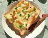 じゃがりこ×セロリのサラダトースト作り方5写真