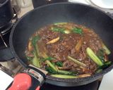 牛肉かけ御飯作り方5写真