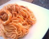 シーフードのトマトソースパスタ作り方4写真