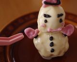 簡単HMでつくる、立体雪だるまケーキ作り方9写真