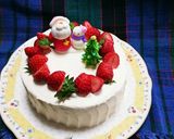 2014X'masデコレーションケーキ作り方1写真