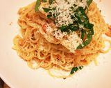 たらこと焦がしバターのパスタ作り方5写真