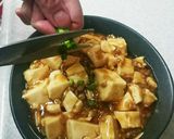 レンチン♪包丁いらずで♪簡単~麻婆豆腐丼作り方5写真