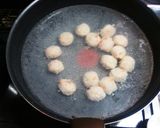 鶏団子の甘酢あんかけ作り方2写真