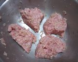 刻み卵で簡単！スコッチエッグ風ハンバーグ作り方5写真
