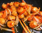 鶏団子の甘酢あんかけ作り方8写真