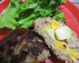 刻み卵で簡単！スコッチエッグ風ハンバーグ作り方10写真