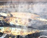 七輪焼きたて秋刀魚と大根葉の混ぜこはん☆作り方2写真