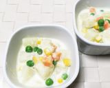 じゃが芋とミックスベジタブルのミルク煮。作り方4写真