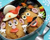 トイストーリー☆ポテトヘッドのキャラ弁作り方7写真