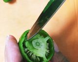 子供にも♪ヘルシーなピーマン肉詰め♪作り方2写真