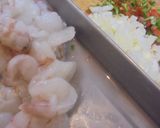 めぐみさんのエビと赤・青ピーマン炒め作り方1写真