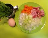 とんこつ鍋つゆ炊き込みごはん作り方5写真