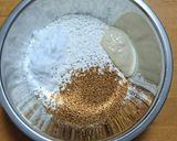 そば茶の丸パン(ホシノ天然酵母)作り方1写真