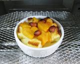 ラム酒香る♡カステラ＆柿のココットカマン作り方6写真