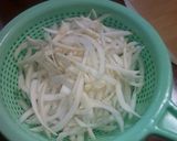 かぶの皮できんぴら作り方1写真