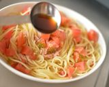 超簡単☆和風ツナトマトパスタ作り方4写真