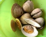 ホンビノス貝のクラムチャウダー茶うどん作り方3写真
