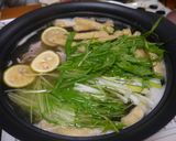BRITA豚バラ水菜野菜だし鍋作り方14写真