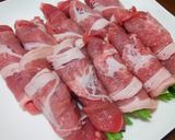 豚肉で紫蘇チーズゴマ巻き巻き☆作り方3写真