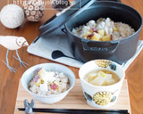 さつまいもと里芋の炊き込み御飯作り方5写真