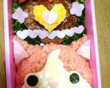 妖怪ウォッチ 簡単 ジバニャン キャラ弁作り方6写真