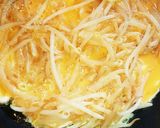 もやし卵のお好み焼き風inチーズ！作り方5写真
