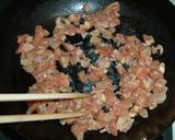 ピリ辛鶏肉と揚げ春雨のレタス包み作り方4写真