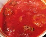 トマト缶で簡単☆煮込みハンバーグ作り方7写真