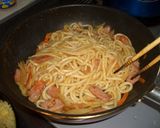 めんつゆで簡単★焼きうどん作り方2写真