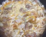 大豆のお肉で簡単♪卵とじ丼‼️作り方3写真