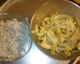 和風チヂミ ごぼうとしらす作り方1写真