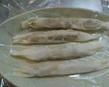 さつまいも煮物リメイク！おやつ春巻き作り方2写真