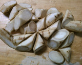 簡単♪白菜とごぼう 豆腐の味噌煮込み！作り方2写真
