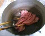 豚肉とさつま揚げ ワカメのお味噌汁！作り方3写真