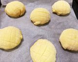 皮がたっぷり❤カリふわ簡単メロンパン作り方13写真