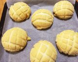 皮がたっぷり❤カリふわ簡単メロンパン作り方14写真