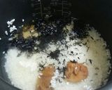 簡単梅ひじき炊き込みご飯作り方3写真
