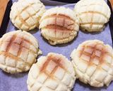 皮がたっぷり❤カリふわ簡単メロンパン作り方15写真