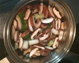 しいたけとねぎの中華スープ作り方1写真