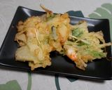 発芽にんにくのかき揚げ作り方5写真