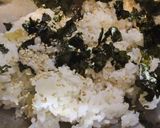 １人分♪奈良漬粉チーズ焼きのり混ぜご飯作り方2写真