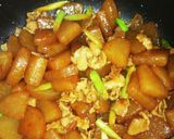大根と豚バラ炒め作り方6写真