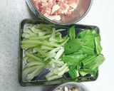 豚肉とチンゲン菜の中華風混ぜご飯作り方2写真