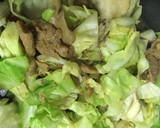 "大豆のお肉"とキャベツのマヨカレー炒め作り方4写真